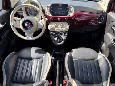 Fiat 500 1.2 69ch eco pack lounge, entretien fiat, toit panoramique, radar ar, garantie 12 mois. occasion simplicicar...