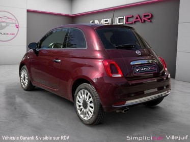 Fiat 500 1.2 69ch eco pack lounge, entretien fiat, toit panoramique, radar ar, garantie 12 mois. occasion simplicicar...