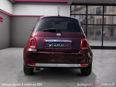 Fiat 500 1.2 69ch eco pack lounge, entretien fiat, toit panoramique, radar ar, garantie 12 mois. occasion simplicicar...