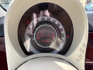 Fiat 500 1.2 69ch eco pack lounge, entretien fiat, toit panoramique, radar ar, garantie 12 mois. occasion simplicicar...
