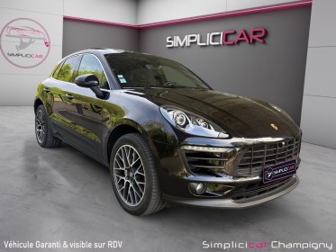 Porsche macan diesel 3.0 v6 258 ch s pdk-cuir complet-suspension pneumatique-pack memoire-sieges volant chauffant-jantes...