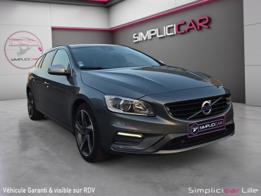 Volvo v60 d6 twin engine 220  68 ch geartronic 6 r-design / distribution ok / to / sièges chauffants occasion simplicicar...