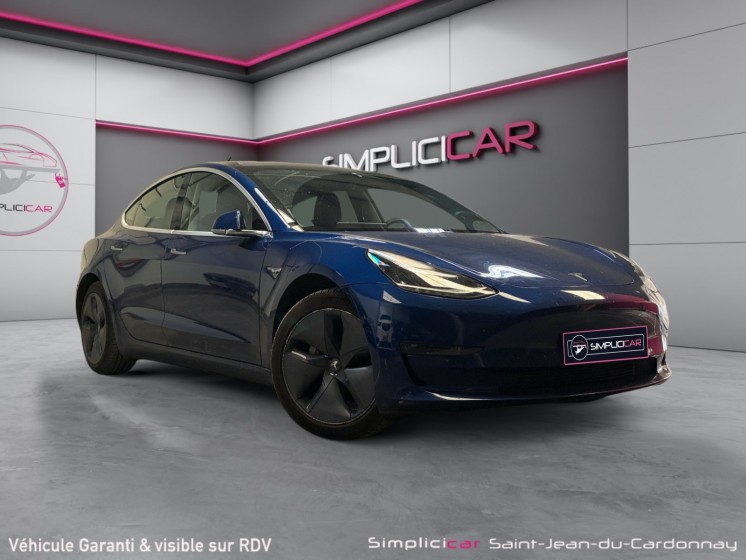 Tesla model 3 long range dual motor awd autopilot kit boost crochet d'attelage toit panoramique garantie 12 mois occasion...