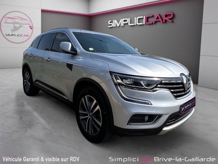 Renault koleos intense interieur cuir attelage sieges electriques chauffants garantie 12 mois occasion simplicicar brive la...