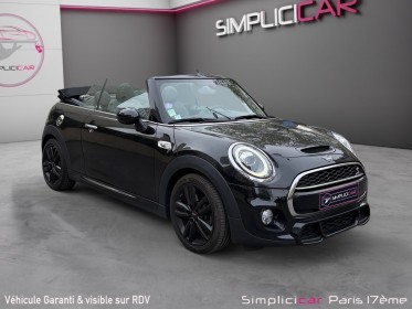 Mini cabriolet f57 lci cooper s 192 ch bva7 finition john cooper works radar de recul garantie 12 mois occasion paris 17ème...