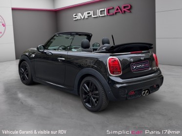 Mini cabriolet f57 lci cooper s 192 ch bva7 finition john cooper works radar de recul garantie 12 mois occasion paris 17ème...