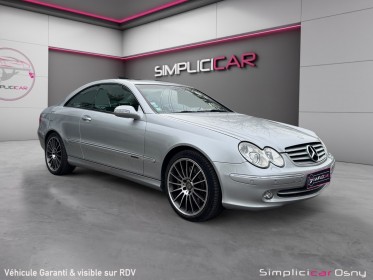 Mercedes classe clk coupe 209 elégance 500 5.0 v8 306 ch / toit ouvrant / garantie 12 mois occasion osny simplicicar...