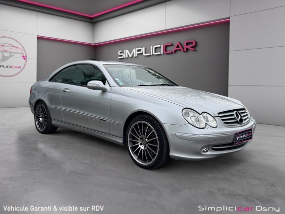 Mercedes classe clk coupe 209 elégance 500 5.0 v8 306 ch / toit ouvrant / garantie 12 mois occasion osny simplicicar...