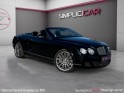 Bentley continental gtcspeed 610 speed cabriolet sieges massants chauffants / telephone / suspensions occasion simplicicar...