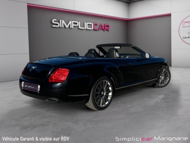 Bentley continental gtcspeed 610 speed cabriolet sieges massants chauffants / telephone / suspensions occasion simplicicar...