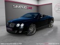 Bentley continental gtcspeed 610 speed cabriolet sieges massants chauffants / telephone / suspensions occasion simplicicar...