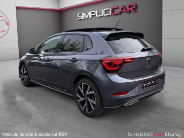 Volkswagen polo r-line 1.0 tsi 110 ss dsg7 / toit ouvrant / garantie 12 mois occasion osny simplicicar simplicibike france