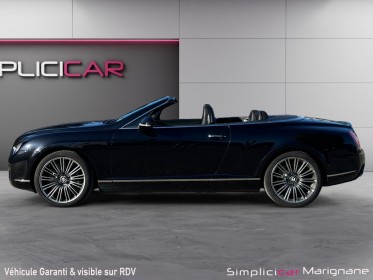 Bentley continental gtcspeed 6.0 w12 610 speed cabriolet sieges massants chauffants / telephone / suspensions occasion...