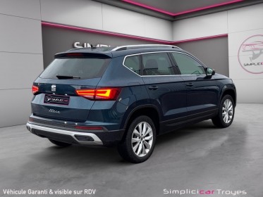 Seat ateca 2.0 tdi 150 dsg7 style toit ouvrant carplay hayon électrique garantie 12 mois occasion barberey simplicicar...