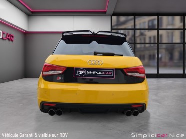 Audi s1 sportback 2.0 tfsi 231 quattro / jaune vegas / garantie occasion  simplicicar nice - pfvauto simplicicar simplicibike...