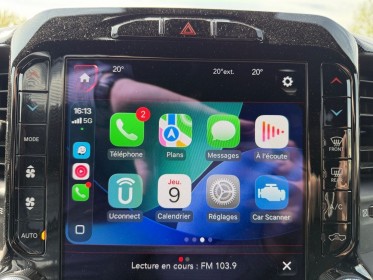 Dodge 1500 ram 5.7l v8 hemi 395ch sport tva récupérable - affichage tête haute - toit ouvrant - grand écran - carplay...