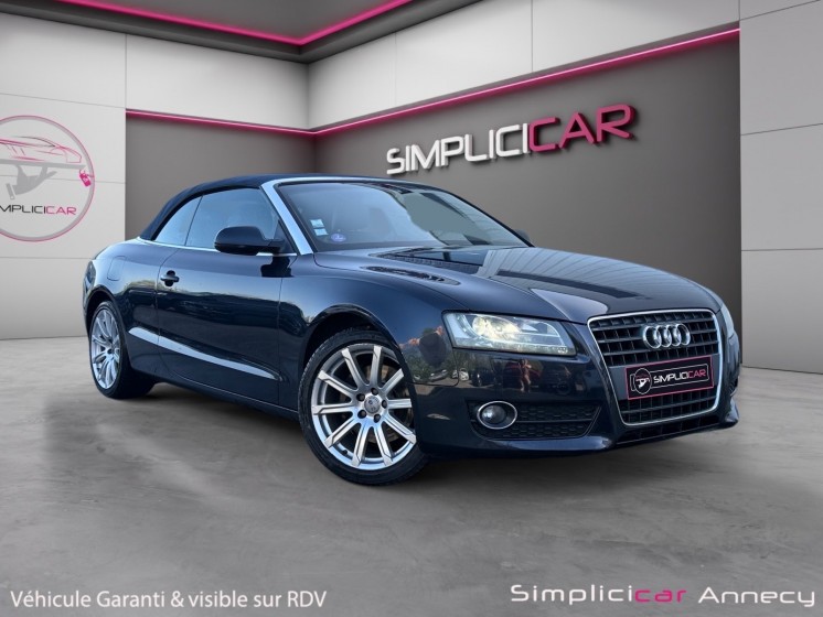 Audi a5 cabriolet 2.0 tfsi s line sièges électriques entretien suivi occasion simplicicar annecy simplicicar simplicibike...