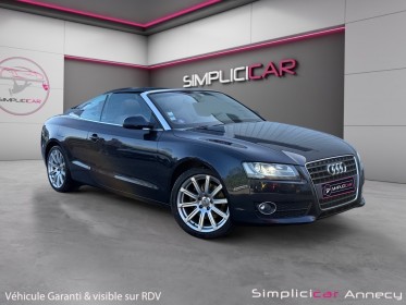 Audi a5 cabriolet 2.0 tfsi s line sièges électriques entretien suivi occasion simplicicar annecy simplicicar simplicibike...