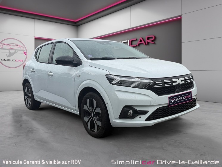 Dacia sandero eco-g 100 journey garantie constructeur occasion simplicicar brive la gaillarde  simplicicar simplicibike france