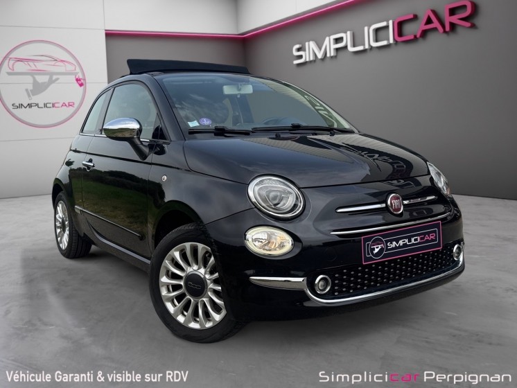 Fiat 500c serie 3 1.2 8v 69 ch lounge garantie 12 mois europe occasion simplicicar perpignan  simplicicar simplicibike france