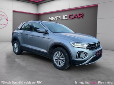 Volkswagen t-roc life 1.0 tsi 110ch bvm6 - caméra de recul - carplay - entretien vw occasion simplicicar rennes simplicicar...