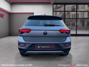 Volkswagen t-roc life 1.0 tsi 110ch bvm6 - caméra de recul - carplay - entretien vw occasion simplicicar rennes simplicicar...
