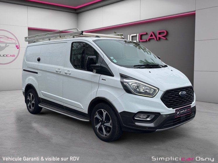 Ford transit custom fourgon 300 l1h1 2.0 ecoblue 170 bva active / suivi ford / sièges chauffants électrique occasion osny...
