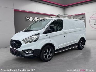 Ford transit custom fourgon 300 l1h1 2.0 ecoblue 170 bva active / suivi ford / sièges chauffants électrique occasion osny...