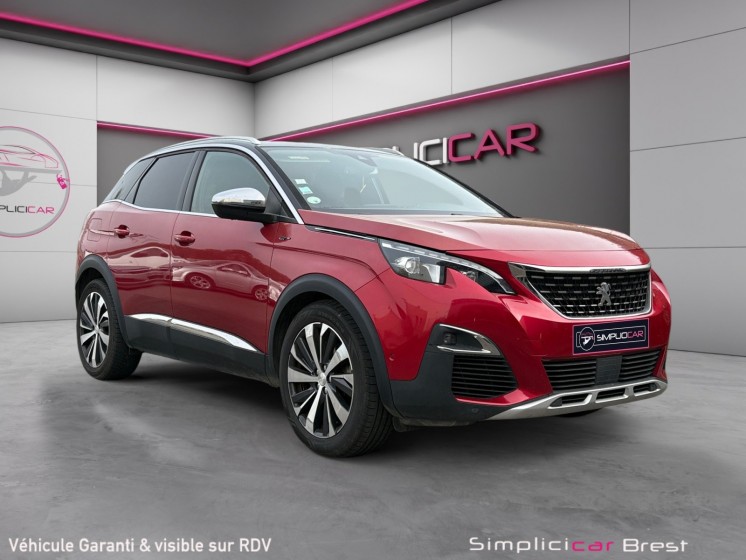 Peugeot 3008 2.0 bluehdi 180ch ss eat6 gt - garantie 12 mois occasion simplicicar brest simplicicar simplicibike france