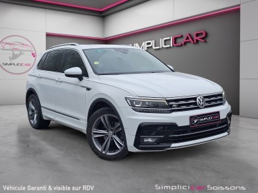 Volkswagen tiguan 2.0 tdi 150 dsg7 carat pack r-line - suivi/park assist/carplay/to - garantie 12 mois occasion simplicicar...