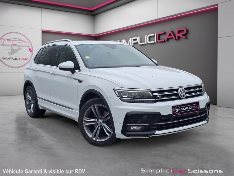 Volkswagen tiguan 2.0 tdi 150 dsg7 carat pack r-line - suivi/park assist/carplay/to - garantie 12 mois occasion simplicicar...