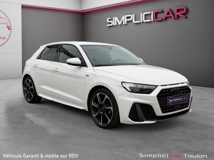 Audi a1 sportback 25 tfsi 95cv s tronic 7 s line - suivi exclusif - sièges chauffants - roue de secours - garantie occasion...