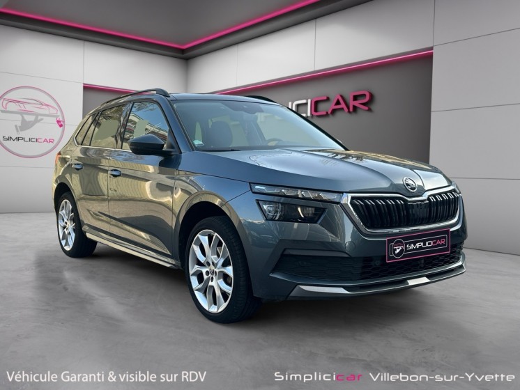 Skoda kamiq 1.0 tsi 116 ch dsg7 style carplay 1ere main toit pano garantie 12 mois occasion simplicicar villebon-sur-yvette...