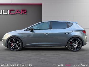 Seat leon 2.0 tsi 300 dsg6 cupra carplay toit ouvrant sieges chauffants 12 mois garantie occasion simplicicar lyon nord...