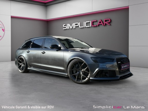 Audi rs6 avant performance v8 4.0 tfsi quattro toit ouvrant pack carbon admission eventuri ligne milltek sans malus occasion...