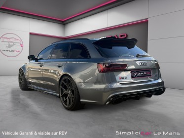 Audi rs6 avant performance v8 4.0 tfsi quattro toit ouvrant pack carbon admission eventuri ligne milltek sans malus occasion...