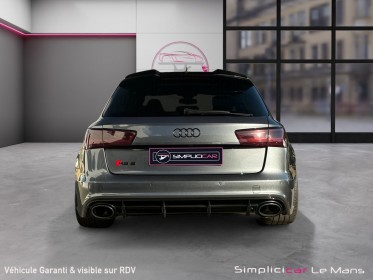 Audi rs6 avant performance v8 4.0 tfsi quattro toit ouvrant pack carbon admission eventuri ligne milltek sans malus occasion...