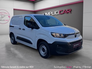 Citroen berlingo fourgon van van m 650 puretech 110 ss bvm6 camera de recul garantie 12 mois occasion paris 17ème (75)(porte...