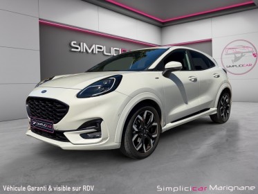 Ford puma 1.0 ecoboost 155 ch mhev st line x carplay caméra de recul suivi d'entretiens limpide garantie 12 mois occasion...