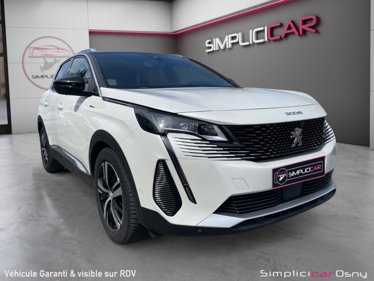Peugeot 3008 hybrid 225 e-eat8 gt / toit ouvrant / garantie 12 mois occasion osny simplicicar simplicibike france