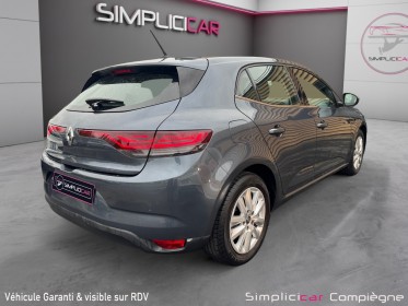 Renault megane iv berline blue dci 115 zen - faible km - radar de recul - rég/lim de vitesse occasion simplicicar compiegne...