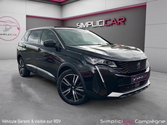 Peugeot 5008 gt diesel 130ch eat8 - full - faible km - premiere main - occasion simplicicar compiegne simplicicar...