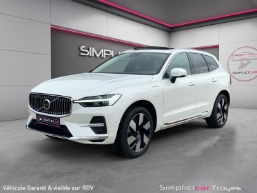 Volvo xc60 t6 recharge awd 253 ch  145 ch geartronic 8 ultimate style chrome garantie 12 mois occasion barberey simplicicar...