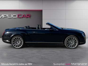 Bentley continental gtcspeed 6.0 w12 610 speed cabriolet pack mulliner sieges massants chauffants / telephone / suspensions...