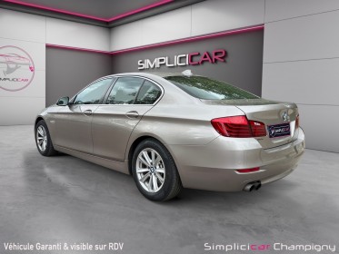 Bmw serie 5 f10 lci 520d 190 ch lounge - toit ouvrant - cuir - sièges electrique occasion champigny-sur-marne (94)...