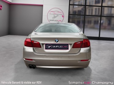Bmw serie 5 f10 lci 520d 190 ch lounge - toit ouvrant - cuir - sièges electrique occasion champigny-sur-marne (94)...