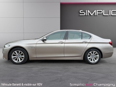Bmw serie 5 f10 lci 520d 190 ch lounge - toit ouvrant - cuir - sièges electrique occasion champigny-sur-marne (94)...