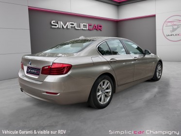Bmw serie 5 f10 lci 520d 190 ch lounge - toit ouvrant - cuir - sièges electrique occasion champigny-sur-marne (94)...