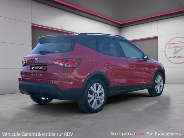 Seat arona 1.0 ecotsi 95 ch start/stop bvm5 xcellence camera gps garantie 12 mois occasion simplicicar labarthe simplicicar...
