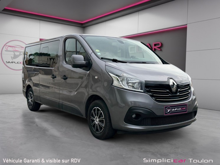 Renault trafic long 1.6 dci 125cv - 9 places - régulateur - entretien - chaîne distri - garantie occasion simplicicar...